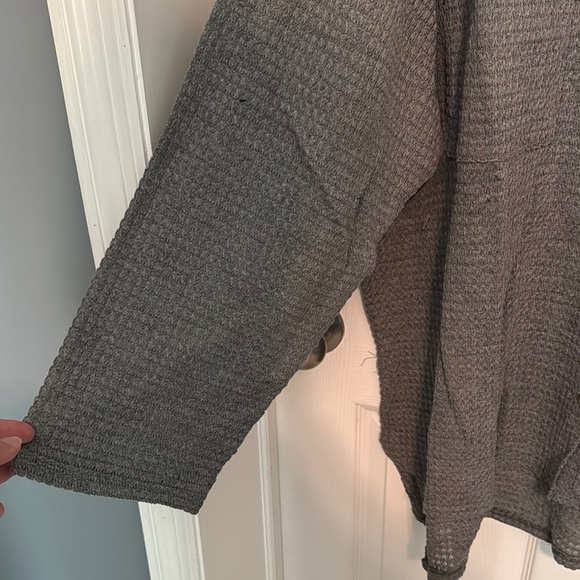 NWT Culture Code Gray Button Down Shirt - Picture 4 of 9